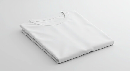 Clean White T-Shirt Mockup Perfect for Your Designs
