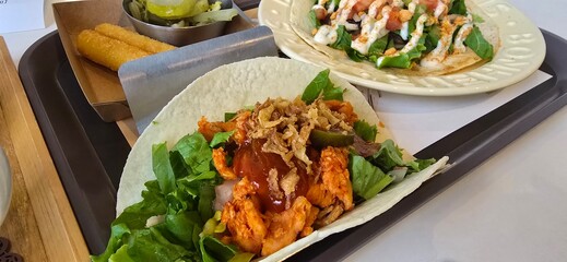 Mexican food tacos