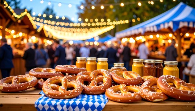 pretzel and Oktoberfest
