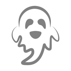 Ghost icon logo design