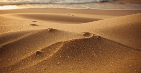sand ripples in the sand