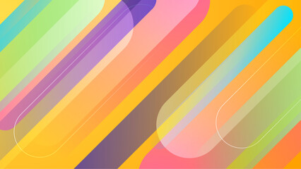 Diagonal pastel colored stripes create abstract design suitable for backgrounds, banners, digital art, and modern graphic projects.