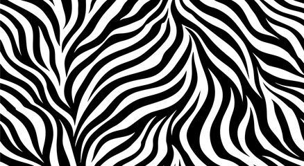 black and white ZEBRA  abstract background © Bright Sun