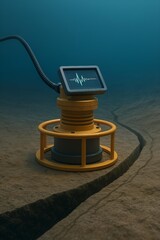Seismograph Earthquake Detection Equipment with Digital Display