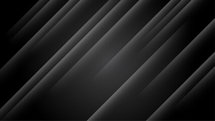 Obraz premium Diagonal grayscale lines on a dark background. Suitable for abstract backgrounds or minimalist design projects with a modern touch.