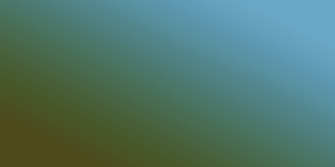 Smooth Gradient Abstract Background in Green and Blue Tones