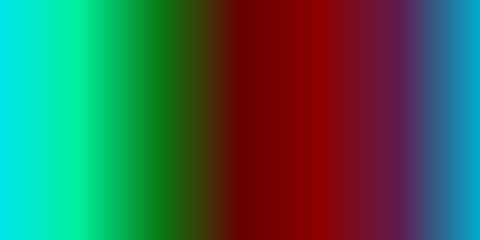 Dynamic Gradient Blending Green, Red, and Blue Tones