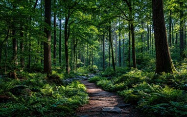 Lush forest path (2)