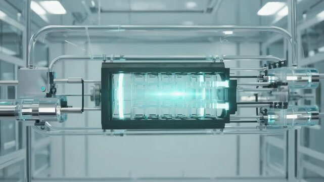 Faint sparks or light flares to emphasize the advanced technology, next gen battery tech concept 