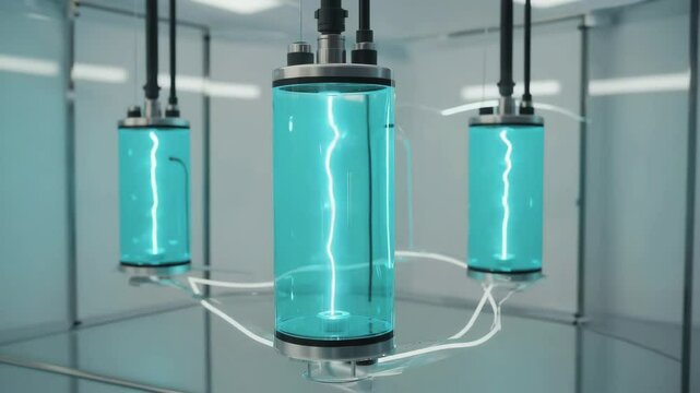 Electric arcs to pulse and dance around the device, with varying intensity to show energy fluctuations with next gen battery tech concept