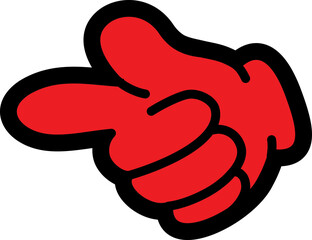 hand motion for showcard label 