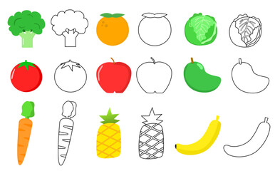 fruits and vegetables