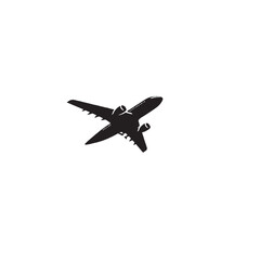 Airplane Flying Overhead Silhouette – Travel, Freedom & Skyward Motion

