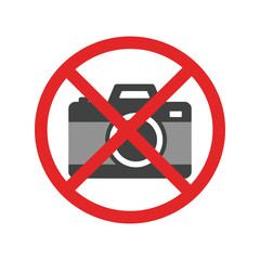  No camera sign, photography prohibited, restricted area, no recording, privacy warning symbol