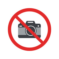 No camera sign, photography prohibited, restricted area, no recording, privacy warning symbol