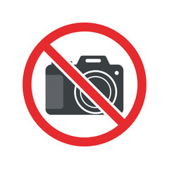  No camera sign, photography prohibited, restricted area, no recording, privacy warning symbol