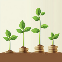 Financial Growth Investment and Earnings  made with generative AI