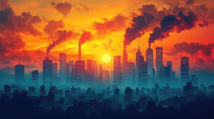 Global warming and climate change infographics illustrating temperature trends carbon footprint data greenhouse gas emissions environmental impact projections visualization
