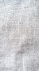 Fototapeta premium Textured White Linen Fabric Background for Home Decor and Design Inspiration