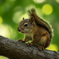 Obraz premium Cute Baby Squirrel