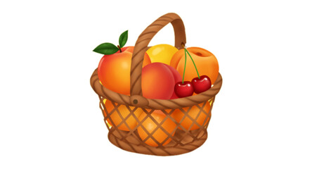 basket with fruits