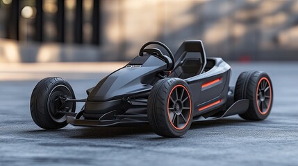 Create a track-focused electric kart. 