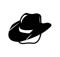 Cowboy hat icon vector illustration