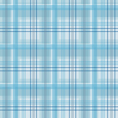 seamless blue plaid pattern