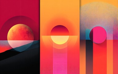 Electronic music festival minimal poster design. Vector illustration. High quality