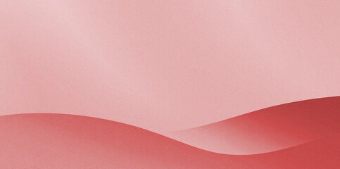 Pink - red gradient background, with smooth curves forming geometric shapes, natural color...