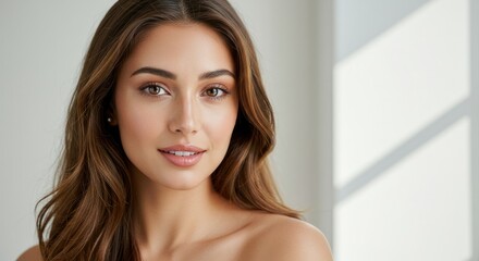 Woman with natural beauty
