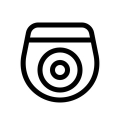 hidden camera icon with line style, perfect for user interface projects