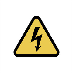 high voltage warning sign