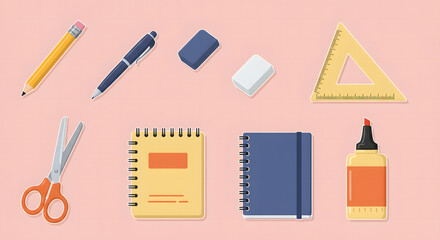 Back to School Essential Stationery Supplies and Tools for Students