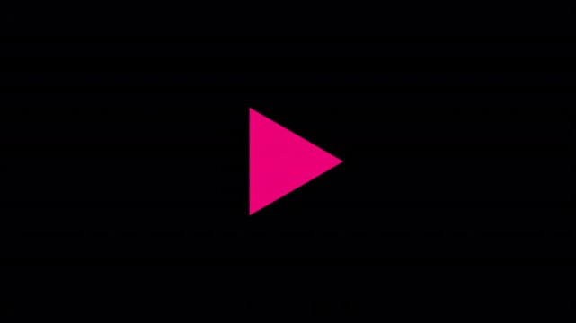 TikTok Color Play Button Animation. for social media video intros, streaming platforms, content creators, or app interface motion design