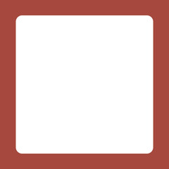 Minimalistic Red and White Background with Rounded Corners