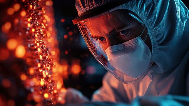 A digital forensic scientist analyzing a virus attack on a government database