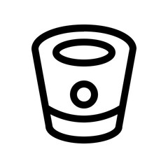 bitbucket icon with line style, perfect for user interface projects