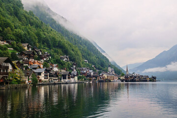 Beautiful village of Hallstatt, Salzkammergut, Austria