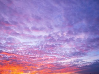 Twilight sky background with Colorful sky in twilight background