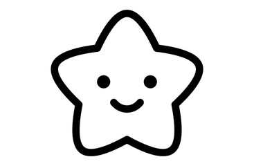 笑顔の星のアイコン