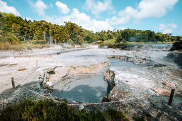 Caldeiras da Furnas Sao Miguel Azores Portugal