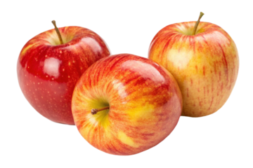 Honeycrisp Apples isolated on Transparent Background