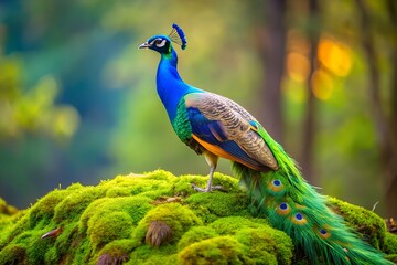 Obraz premium peacock in the zoo