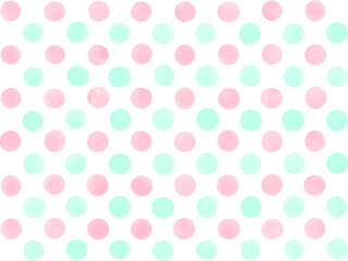 手描き背景　ドット　水彩　パターン
