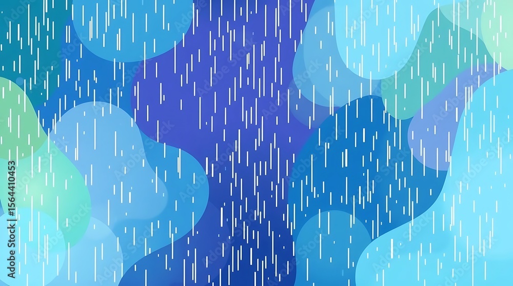 Poster abstract raindrop vector background with a modern and colorful palette