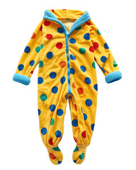 Colorful Polka Dot Baby Onesie Hooded Jumpsuit