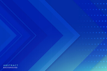 Abstract background overlapping blue gradient arrow banner template.