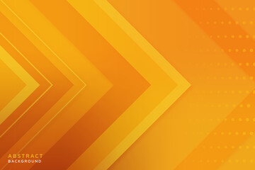 Abstract background overlapping yellow gradient arrow banner template.