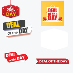 Deal of the Day Promotional Banners – Sale Announcement Design
